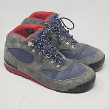 Danner Trekking Jag Steel Gray Blue Wing Teal Leather Hiking Boots 37352 Sz 11.5