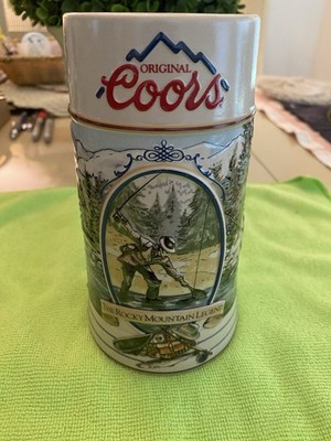 Vintage Original Coors The Rocky Mountain Legend 1993 Beer Stein #81609