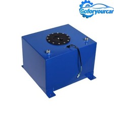 8 Gallon Blue Coated Universal Racingdrift Fuel Cell Gas Tanklevel Sender