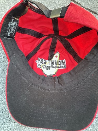 Casquette Mount Gay Rum Barbade 2004 - Casquette De Voile Vintage Réglable Rouge Occasion