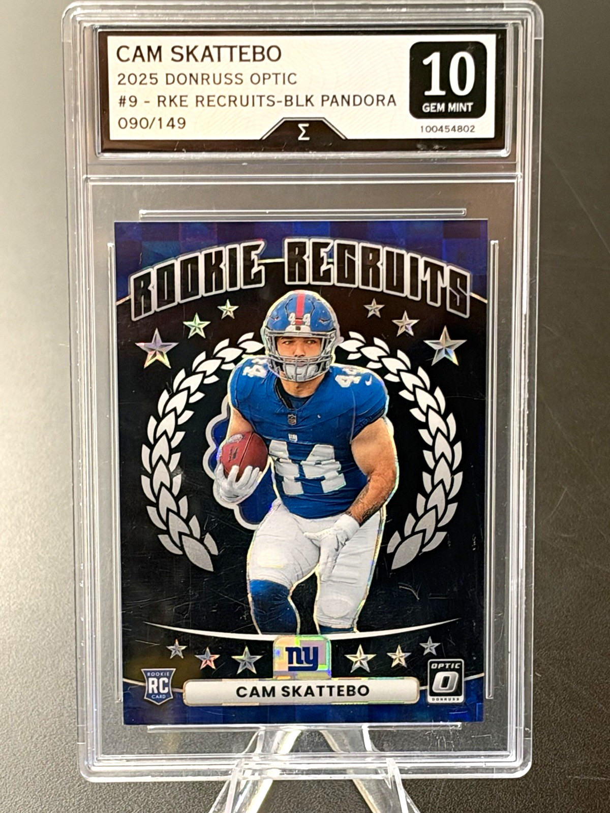 Cam Skattebo Panini Prizm Draft Picks #9 Blue Ice