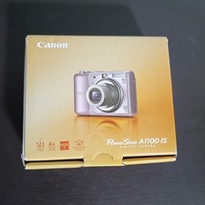 Canon PowerShot A1100IS Digital Camera Empty Box And Manuals