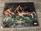 Dennis Rodman Signed Photo METALLIC 11X14 Basketball Bulls Auto JSA INSCRIBED