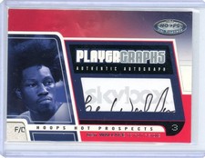 BEN WALLACE 2003-04 FLEER HOOPS HOT PROSPECT BASKETBALL Autograph CARD 184/200