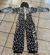 Vintage Obermeyer 1-piece Reversible Ski Suit~Powder Suit~No lining~Ladies sz 10