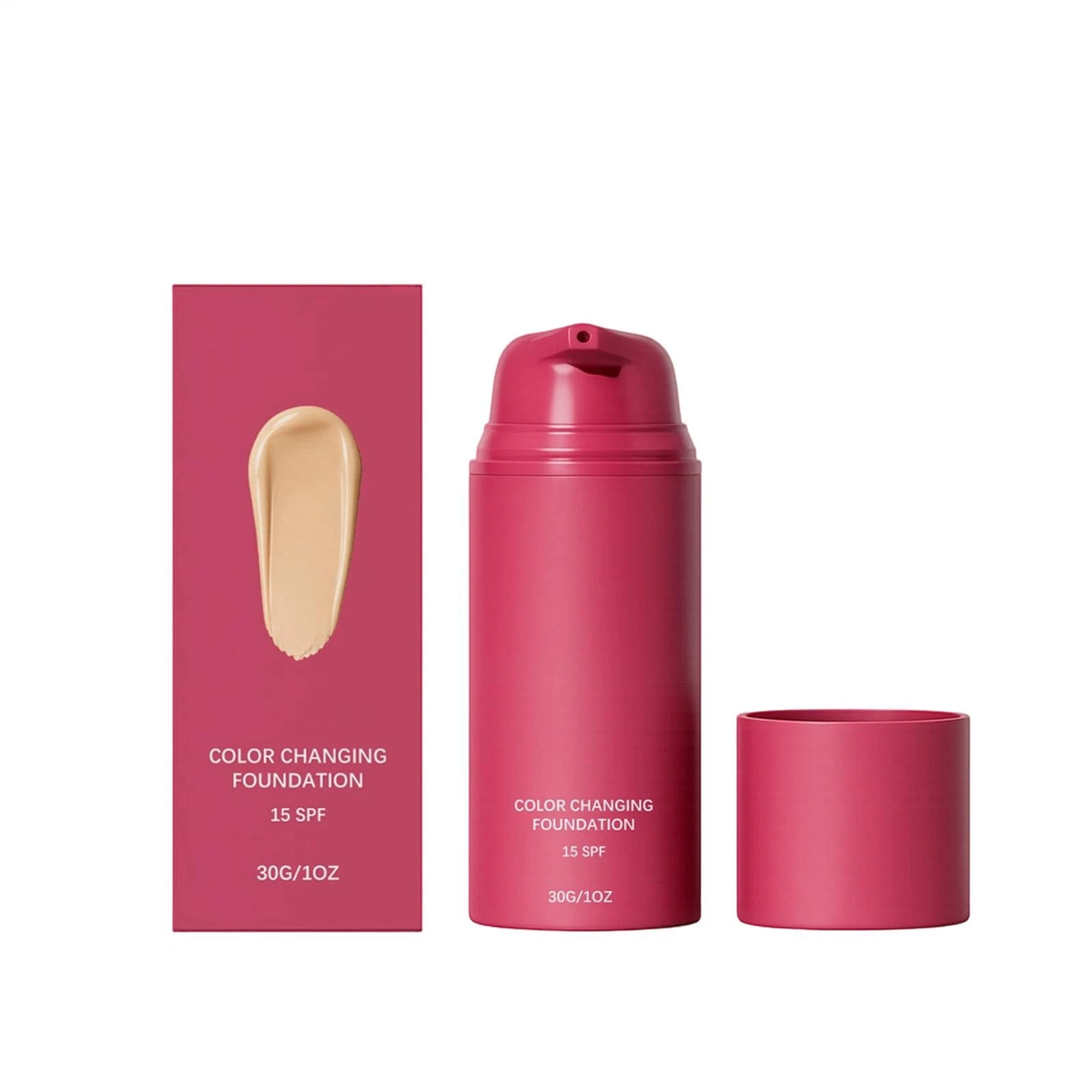 3X Smooche Foundation Korean, Smooche Color Changing Foundation