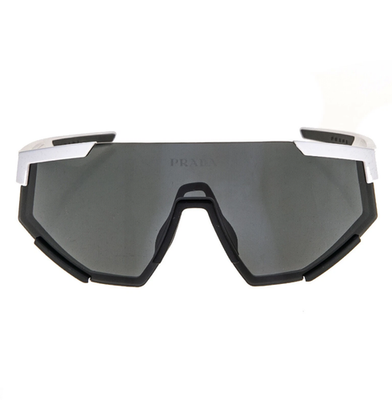 PRADA 04W Linea Rossa IMPAVID Sport Sunglasses White Pilot Wrap