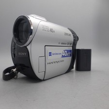 Sony Handycam DCR-DVD106E Handheld DVD Camcorder Silver Tested
