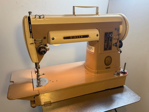 Singer 301A Vintage Slant Needle Sewing Machine Motor Runs