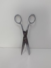 Vintage Hot Drop Forged Steel Tailor  s Scissors Shears 6  Made in ITALY