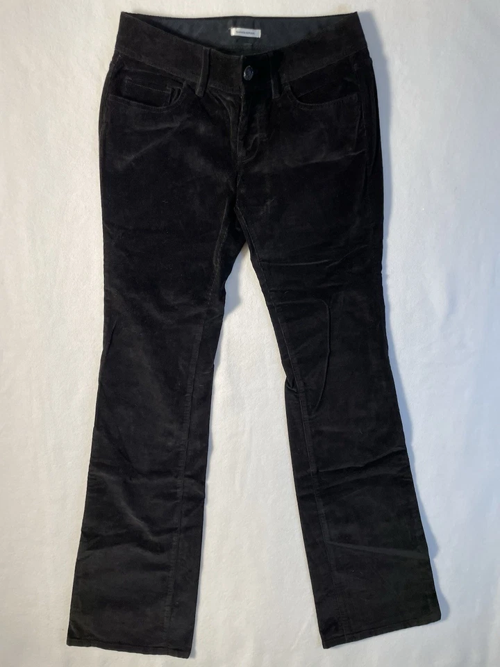 Banana Republic Pantalones Negros Mujer 6 LARGO 36" ENTREPIERNA Cápsula Armario Alto Foto 2 de 4