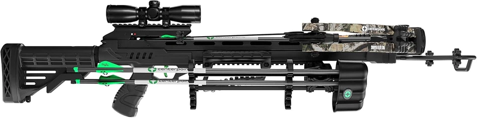 Paquete de ballesta Centerpoint Archery Sniper Elite 385 C0004 con mira telescópica 4X32Mm, Q Foto 3 de 4