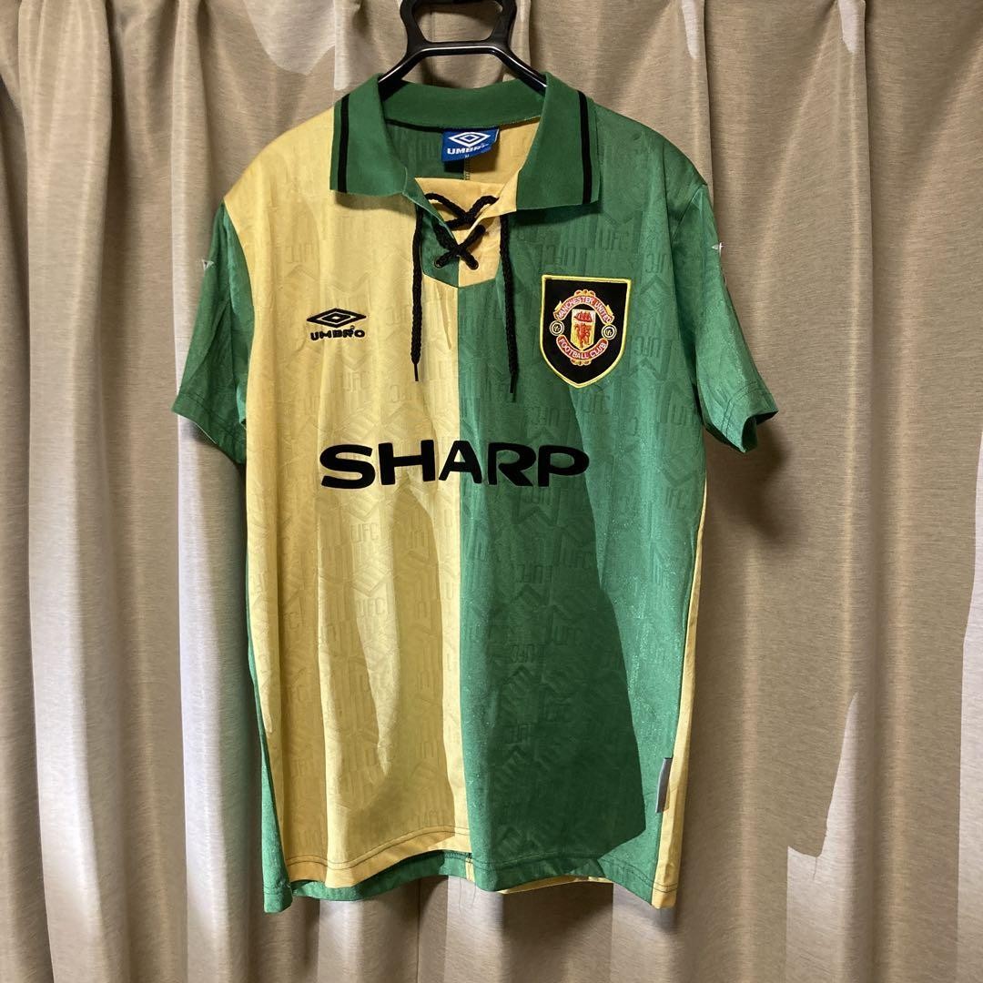 92-94 3rd マンチェスターユナイテッド カントナ ユニフォーム（A） UMBRO Manchester United 92-94 3rd Jersey Cantona #7 Men's M