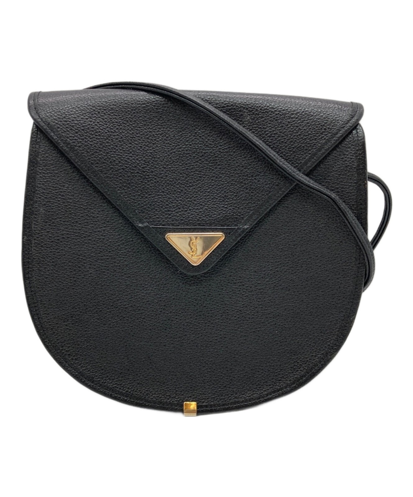Borsa a tracolla Yves Saint Laurent (Yves Saint Laurent) con patta nera Taglia: Vedi sotto