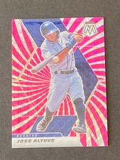 Jose Altuve 2021 Mosaic FOTL Pink Swirl #ed 2/10
