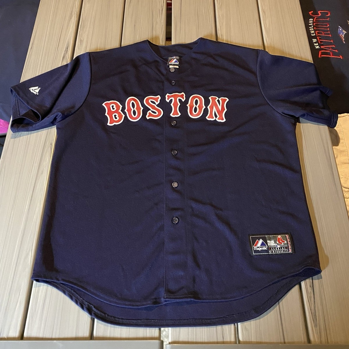 Majestic Boston Red Sox #2 Jacoby Ellsbury Baseball Jersey Navy