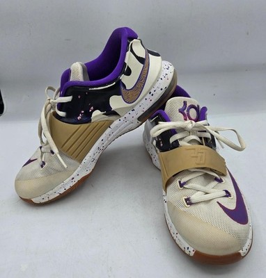 Nike Zoom Kevin Durant VII GS Peanut Butter & Jelly Sneakers Boy's Size 6Y White