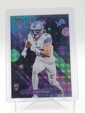 ISAAC TESLAA 2025 TOPPS FINEST ROOKIE GEOMETRIC BLACK /20 #31 LIONS Q6633