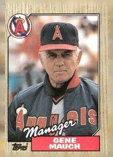 1987 Topps #518 Gene Mauch