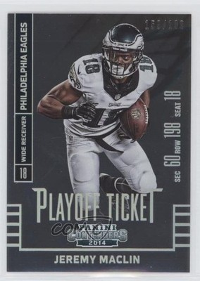2014 Panini Contenders Playoff Ticket 159/199 Jeremy Maclin #43 7l6