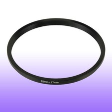 Camera Lens Filter Ring 82mm to 77mm Adapter Black
