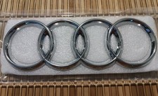 275mm X 95mm Abs Chrome Car Front Hood Grille Emblem For Audi A3 A4 A5 S4