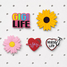 Grandma Love 5-Piece Bogg Bag Charm Set