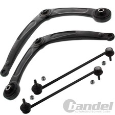 2x QUERLENKER + KOPPELSTANGE VORNE passend für CITROEN C4 + PEUGEOT 307