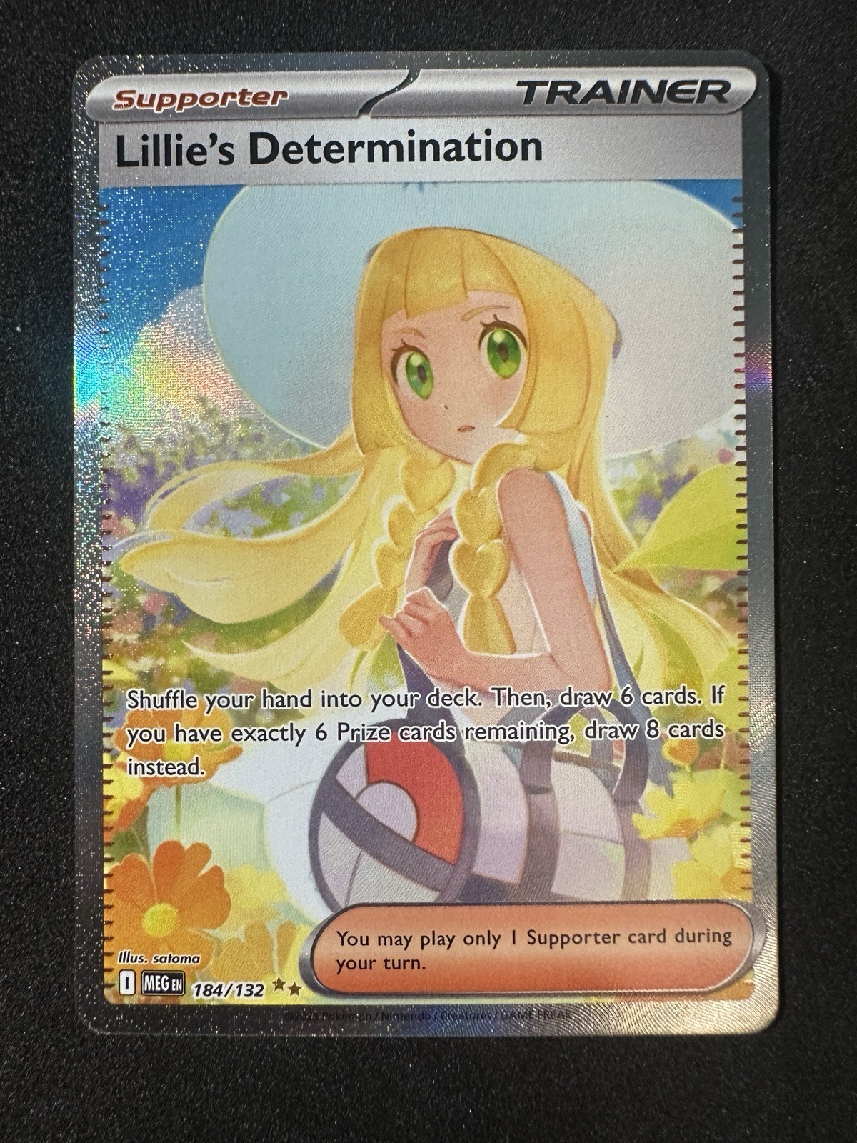 Lillie's Determination 2025 Mega Evolution #184/132 Special