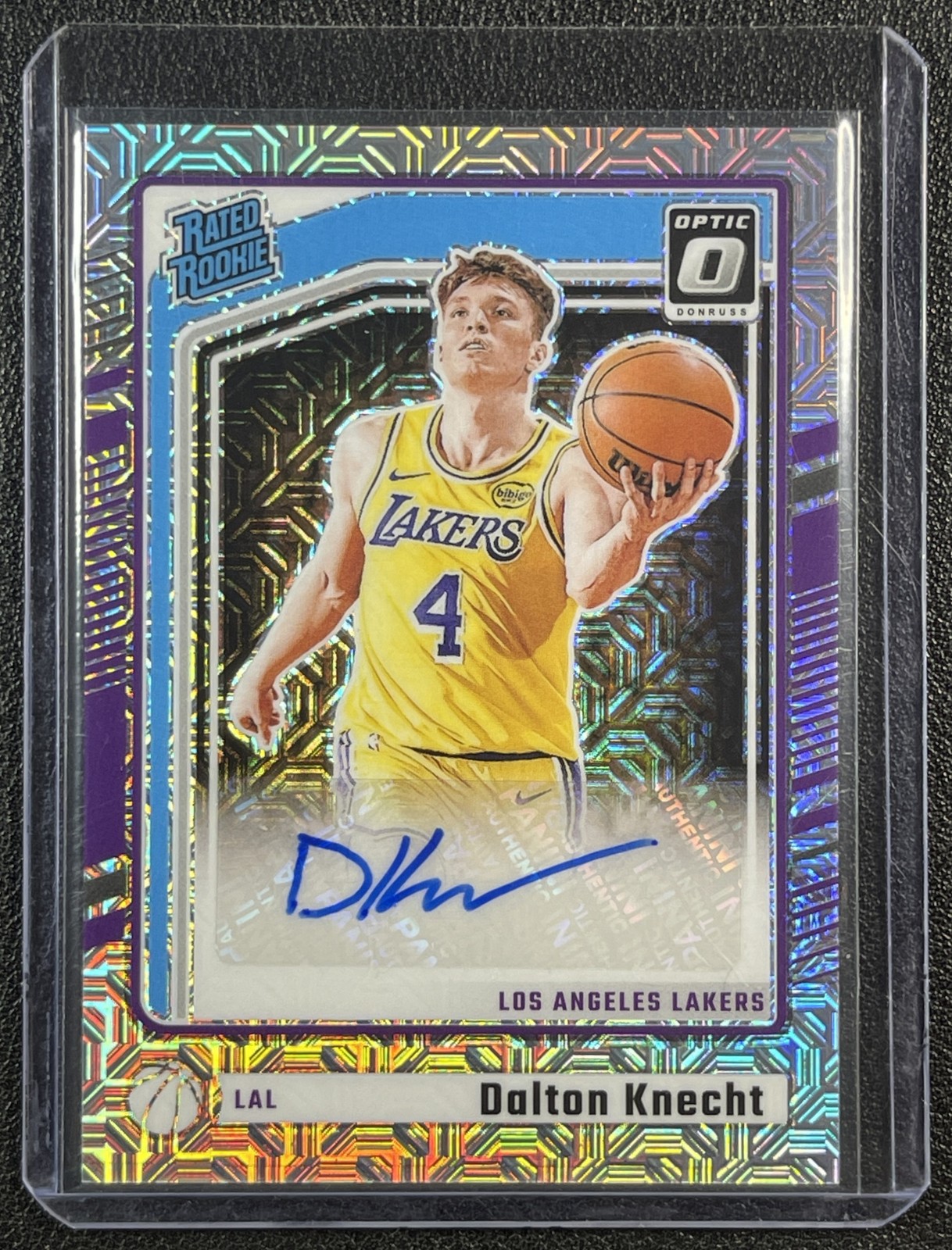 DALTON KNECHT 2024-25 PANINI DONRUSS OPTIC #307 RATED ROOKIE AUTO CHOICE RC