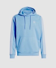 Brand new adidas Originals Adicolor Three Stripe Hoodie in Sky Blue.