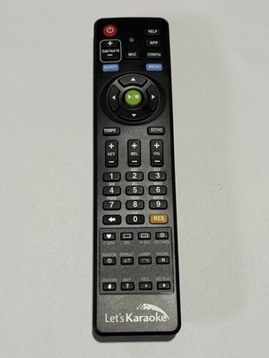 Original OEM Let's Karaoke System Magic Sing Remote Control for ET23KH / ET23PRO
