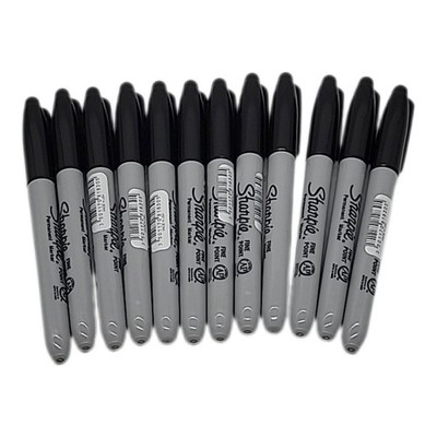 Sharpie Permanent Marker | Marker Stifte mit feiner Spitze | schwarze permanente
