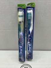 Oral-B, Indicator Contour Clean Toothbrush Soft, Pack of 2 Blue  Purple 