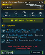 Borderlands 4 OP⭐HUNGRY CONVERGENCE  SHOTGUN ⭐RADIATION⭐JAKOBS⭐SMG AMMO