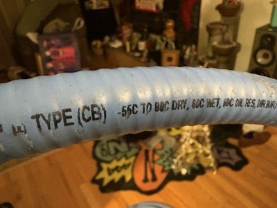1/2  X 50  BlUE LiquidTite Flexible Metal Steel PVC Conduit Seal Tight Computer