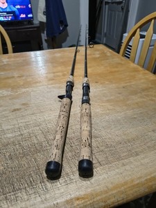 2 All Star Rods Team All Star IM10 6'6" 1pc Fishing Rods Casting & Spinning USA