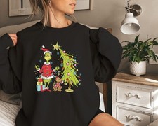Grinch Christmas Sweatshirt, Grinch Christmas Tree