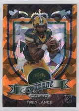 2021 Panini Prizm Draft Picks Crusade Orange Ice Prizm Trey Lance #164 0a6