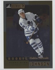 1997-98 Pinnacle Beehive Golden Portraits Mike Johnson #54 a2v