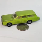 Vintage Matchbox Lesney No. 55 or 73 Mercury Station Wagon w Dogs England Green