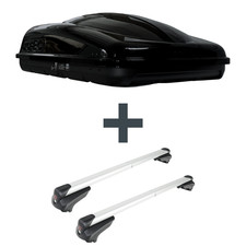 Dachbox Topbox TopBox 350 + Dachträger G3 für VW Passat Vari. B3/B4 Typ 3A5/35i