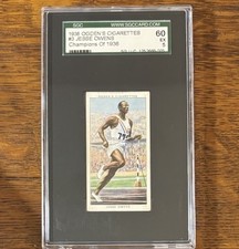 Jesse Owens 1937 Ogden's LTD. Champions of 1936 #3 SGC 5 Excellent