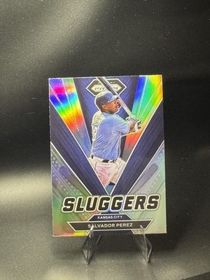 2022 Panini Prizm #SL-5 Salvador Perez Sluggers Silver Prizm