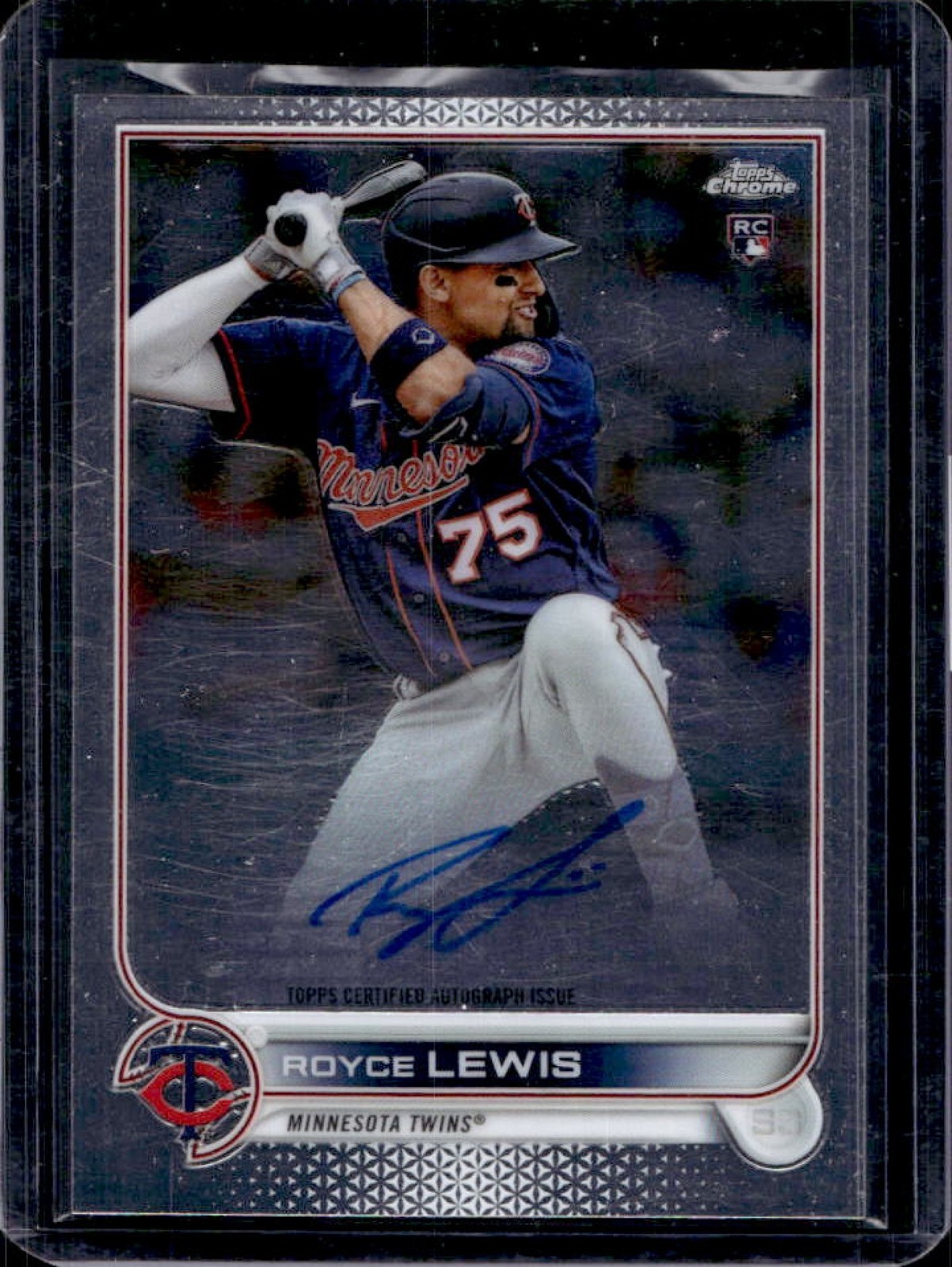 2022 Topps Chrome Royce Lewis Rookie Auto RC Rookie #RA-RL Twins