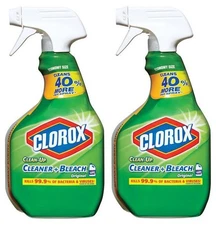 2pk Clorox Clean-Up Original Scent Cleaner with Bleach 32oz Removes Tough Stains