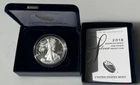 2018-S AMERICAN EAGLE ONE OUNCE SILVER PROOF COIN w COA & ORIGINAL BOX