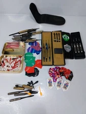 Large Lot Of Mixed Darts Metal Plastic Tips Budweiser Halex