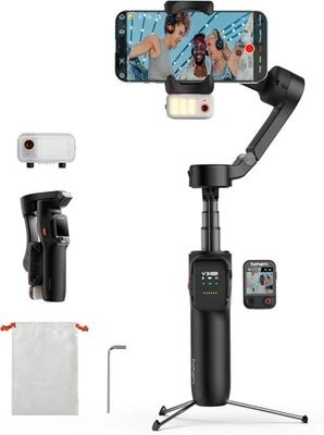 hohem iSteady V3 Ultra Smartphone Gimbal, iPhone Gimbal mit 360° Follow