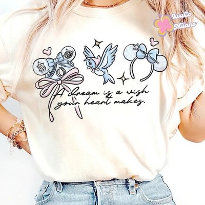 Cinderella A Dream Is A Wish Your Heart Makes Disney comfort colors T-shirt
